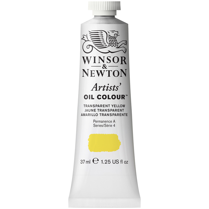 Краска масляная профессиональная Winsor&Newton Artists' Oil прозрачный желтый