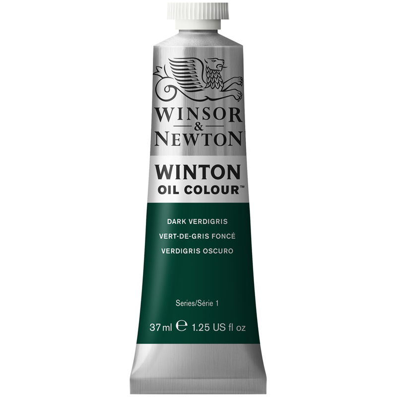 Краска масляная художественная Winsor&Newton Winton, 37мл, туба, зеленая патина