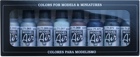 Набор Model Air Metallic colors (8цв.)