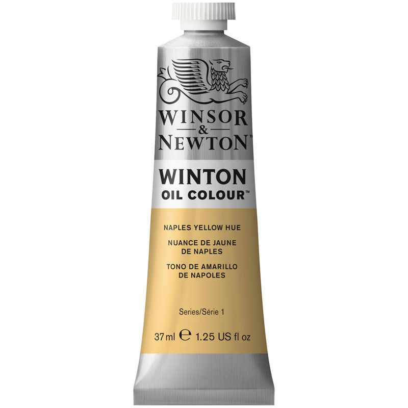 Краска масляная художественная Winsor&Newton Winton, 37мл, туба, желтый Неаполь
