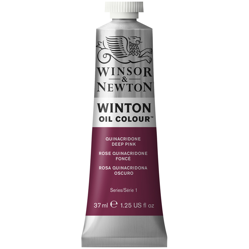 Краска масляная художественная Winsor&Newton Winton, 37мл, туба, квинакридон темно-розовый