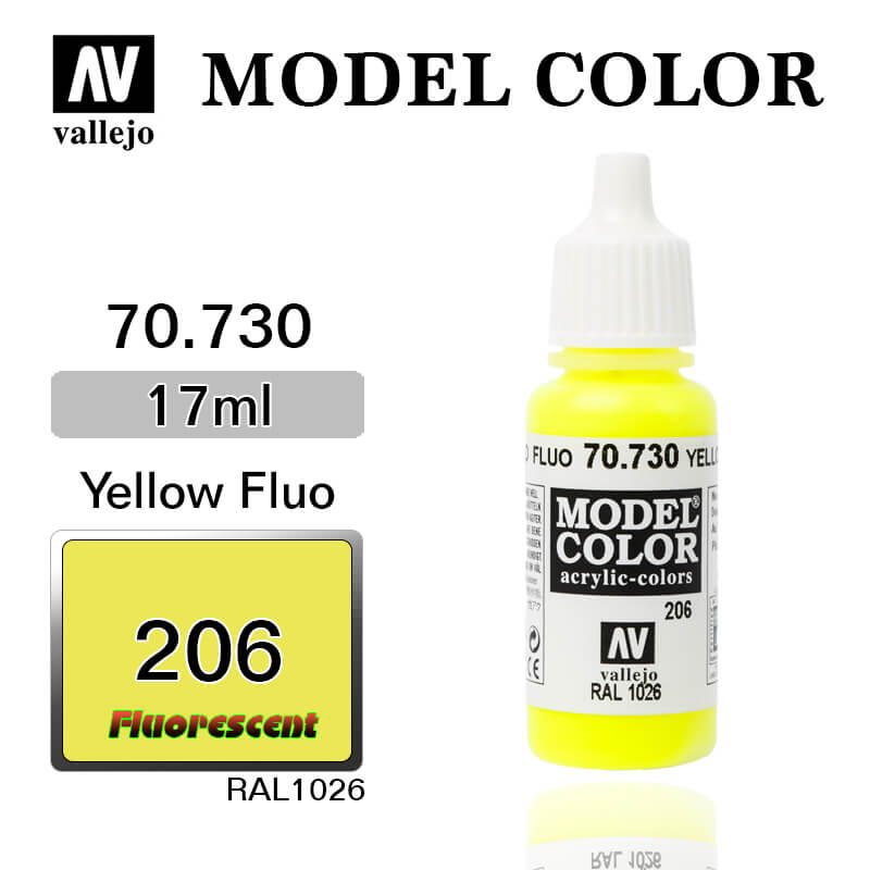 206.Model Color Желт.флюоресц. 730