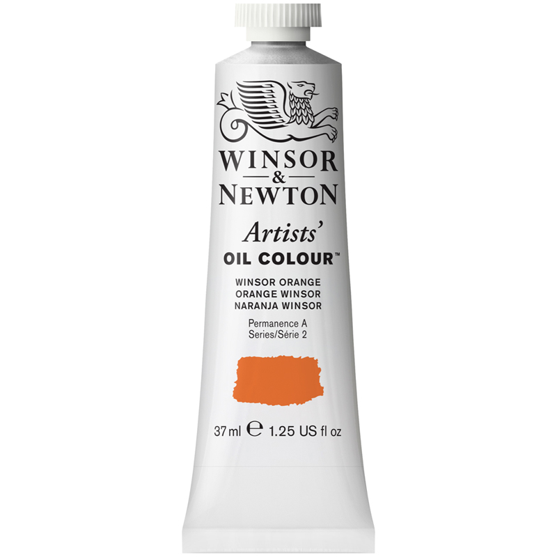 Краска масляная Winsor&Newton Artists' Oil, Винзор оранжевый