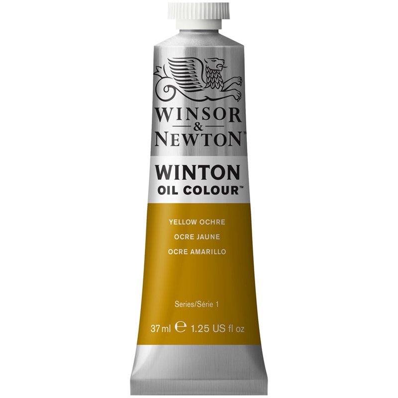 Краска масляная художественная Winsor&Newton Winton, 37мл, туба, желтая охра