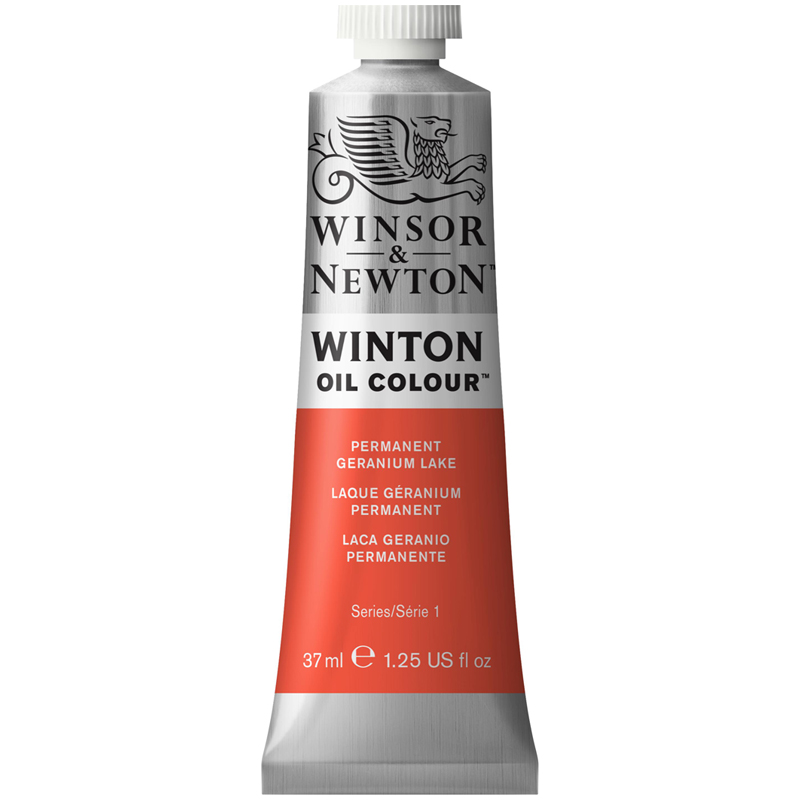Краска масляная художественная Winsor&Newton Winton, 37мл, туба, герань, перманентный