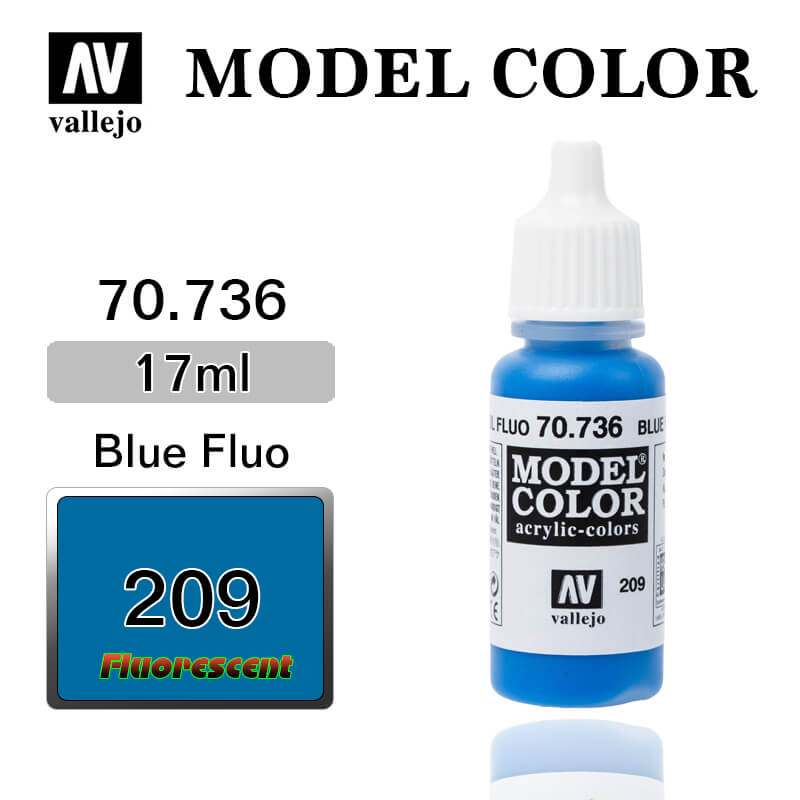 209.Model Color Синий флюоресц. 736