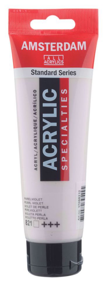 Краска акриловая Amsterdam туба 120мл №821 Фиолетовый перламутровый Краска акриловая Amsterdam туба 120мл №821 Фиолетовый перламутровый