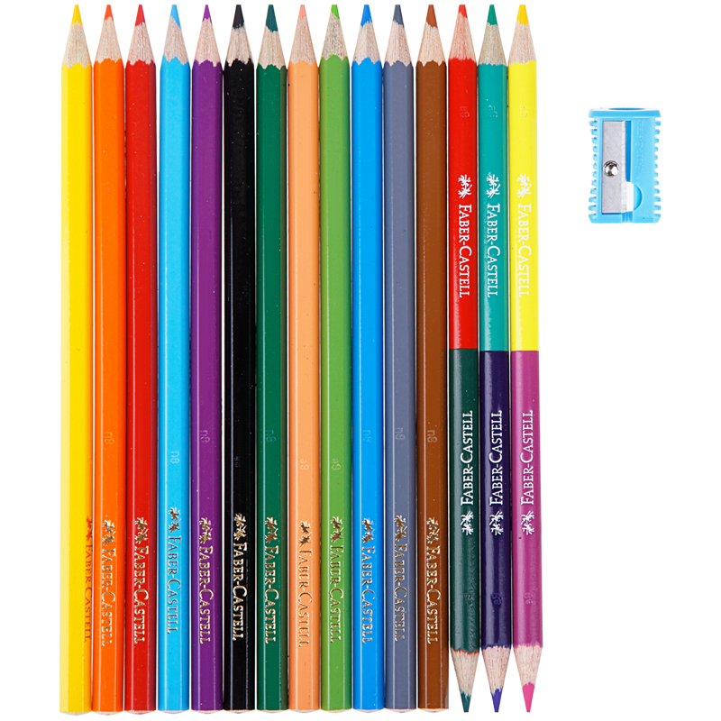 Цветные карандаши Faber Castell COLOUR PENCILS, набор цветов в картонной коробке, 12 шт.