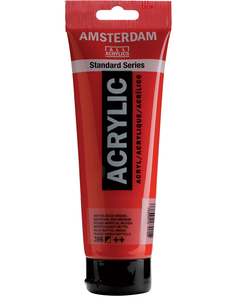 Краска акриловая Amsterdam туба 250мл №396 Красный нафтол средний Краска акриловая Amsterdam туба 250мл №396 Красный нафтол средний