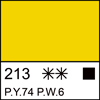 Желтая светлая акрил Ладога 220мл