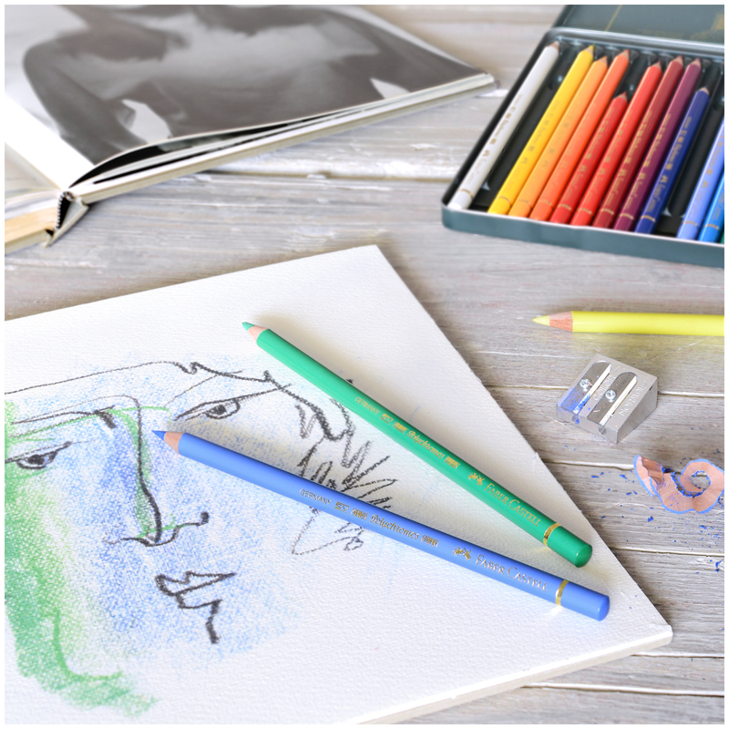 Набор цветных карандашей Polychromos Faber Castell 24 цв.в метал.кор.