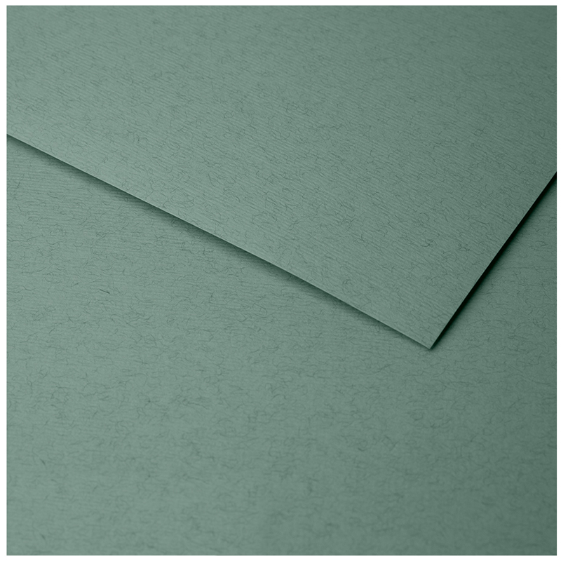 Бумага для пастели, 25л., 500*650мм Clairefontaine "Ingres", 130г/м2, верже, хлопок, морская волна