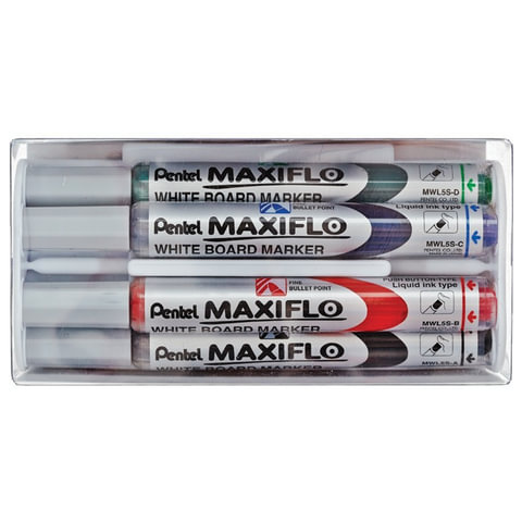 Набор для магнитно-маркерной доски PENTEL "MAXIFLO"