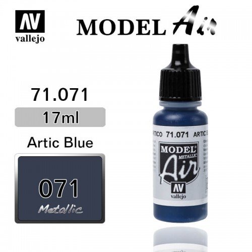 071. Model Air Artic blue metal