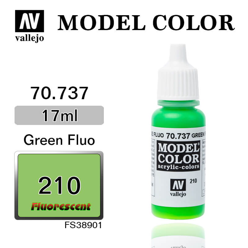 210.Model Color Зеленый флюоресц. 737