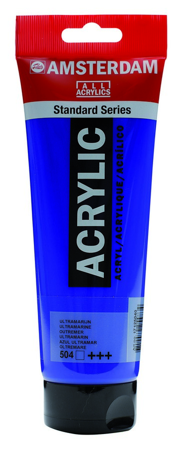 Краска акриловая Amsterdam туба 250мл №504 Ультрамарин Краска акриловая Amsterdam туба 250мл №504 Ультрамарин