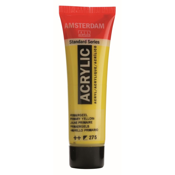 Краска акриловая Amsterdam туба 20 мл №275 Жёлтый основной