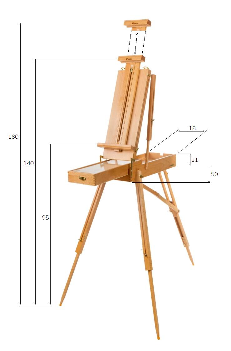 Этюдный ящик двусторонний FE-4