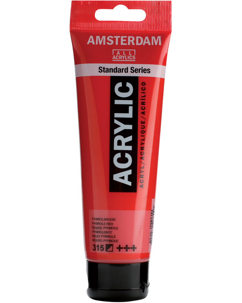 Краска акриловая Amsterdam туба 120мл №315 Красный пиррол Краска акриловая Amsterdam туба 120мл №315 Красный пиррол