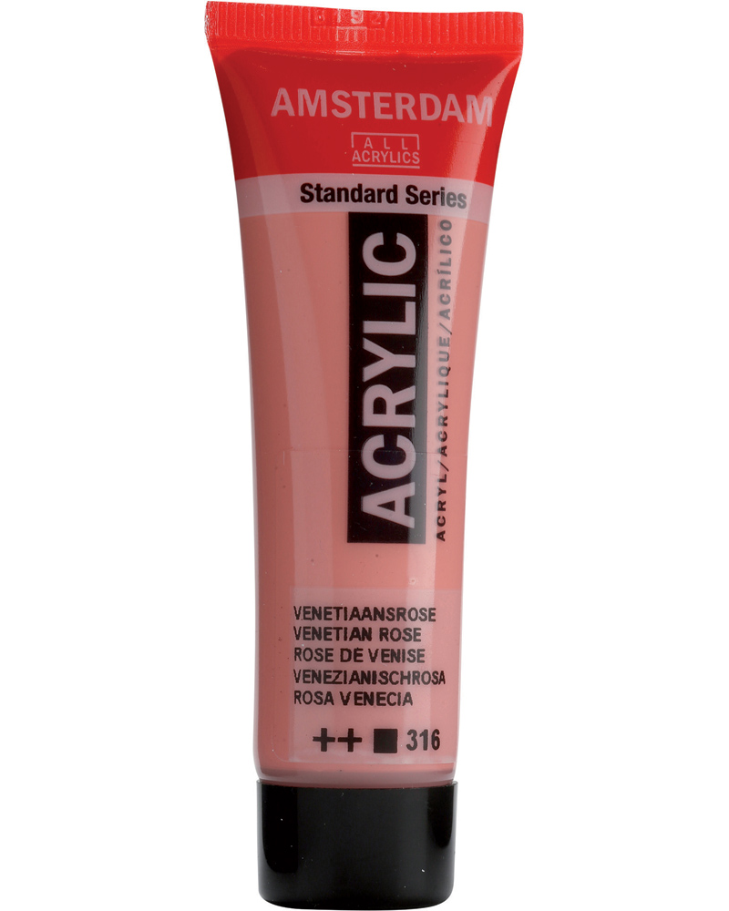 Краска акриловая Amsterdam туба 20 мл №316 Розовый венецианский