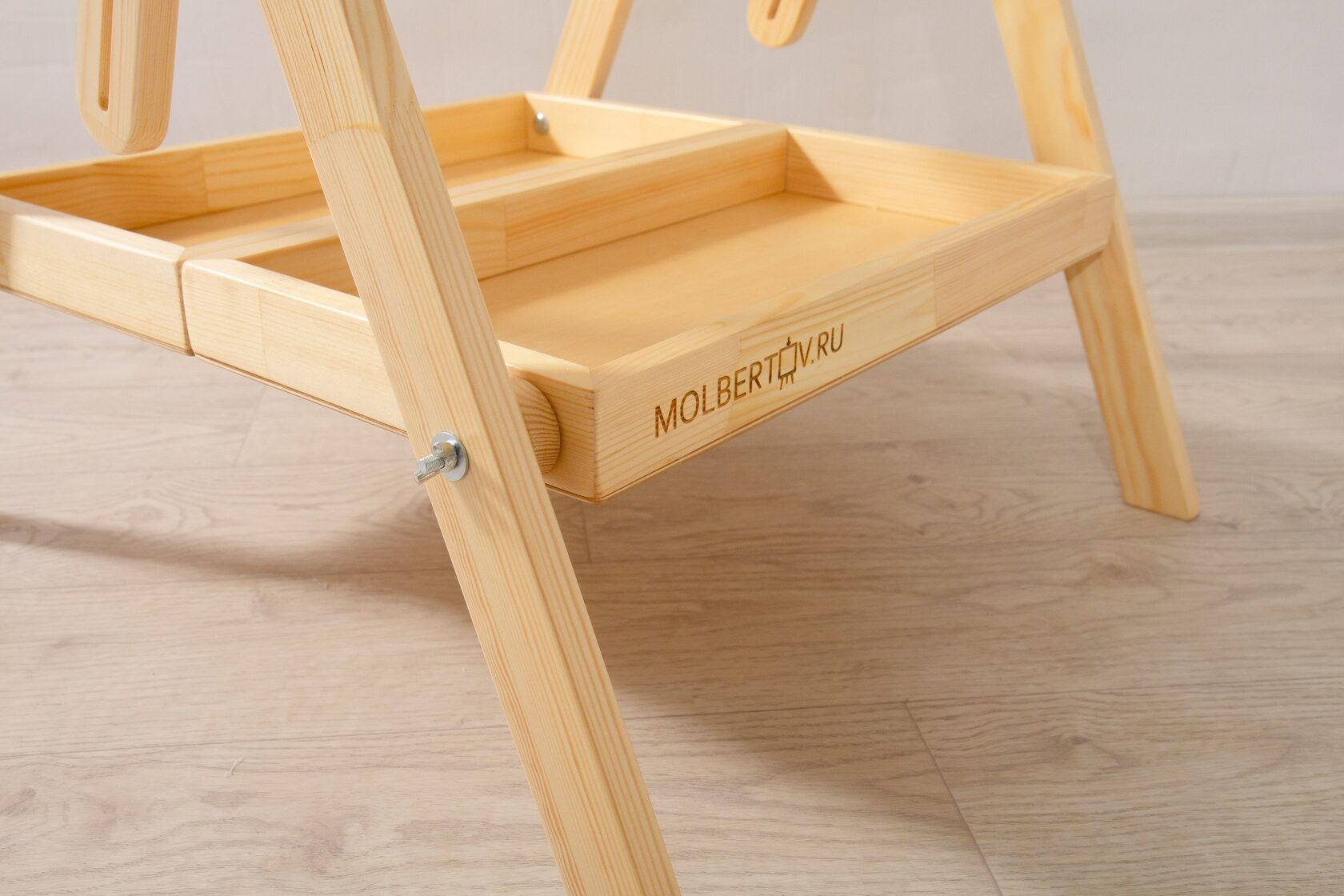 Мольберт Трансформер из сосны с прозрачным защитным покрытием (лак)