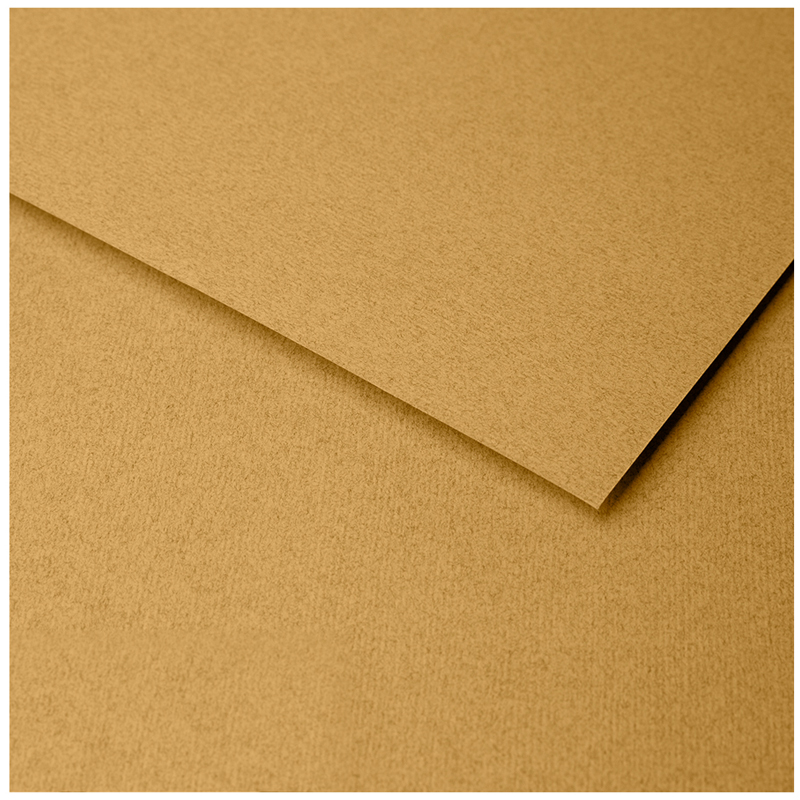Бумага для пастели, 25л., 500*650мм Clairefontaine "Ingres", 130г/м2, верже, хлопок, желтый