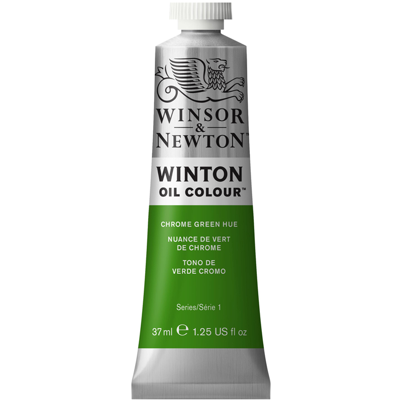 Краска масляная Winsor&Newton "Winton", 37мл, туба, зеленый хром