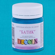 Декола акрил шелк/батик 50 мл Бирюзовая Декола акрил шелк/батик 50 мл Бирюзовая
