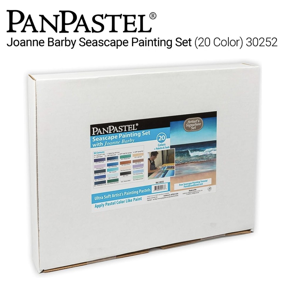 Набор ультрамягк. пастели PanPastel (с диском), 20 цв., /Seascape Painting