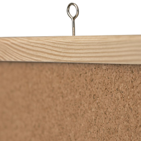 Доска пробковая для объявлений (80x60 см), ECO "2х3" деревянная Доска пробковая для объявлений (80x60 см), ECO "2х3" деревянная