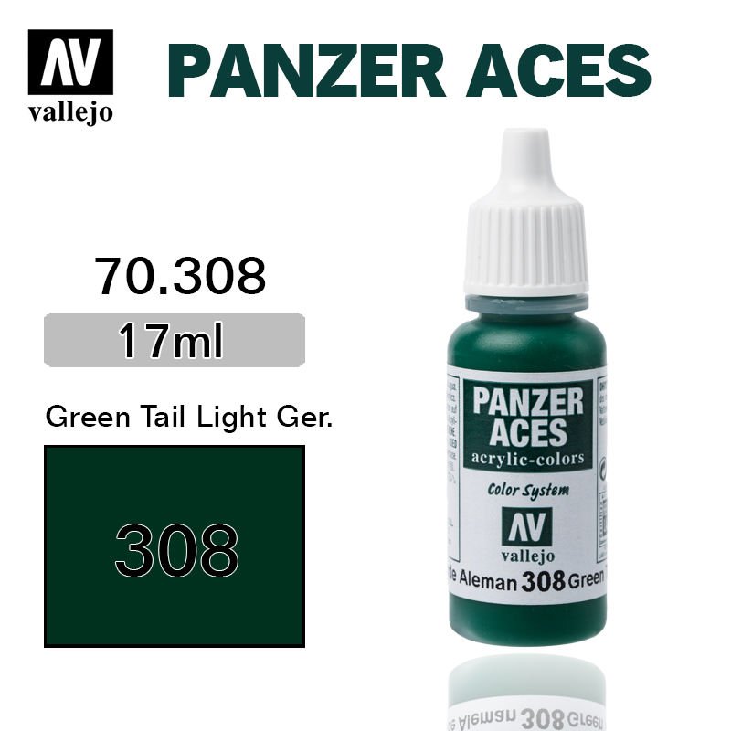 Краска Panzer Aces Зеленый стоп-сигнал