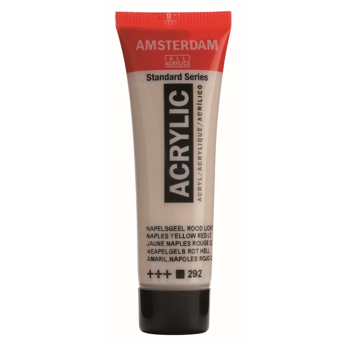 Краска акриловая Amsterdam туба 20 мл №292 Желто-красный неаполитанский светлый