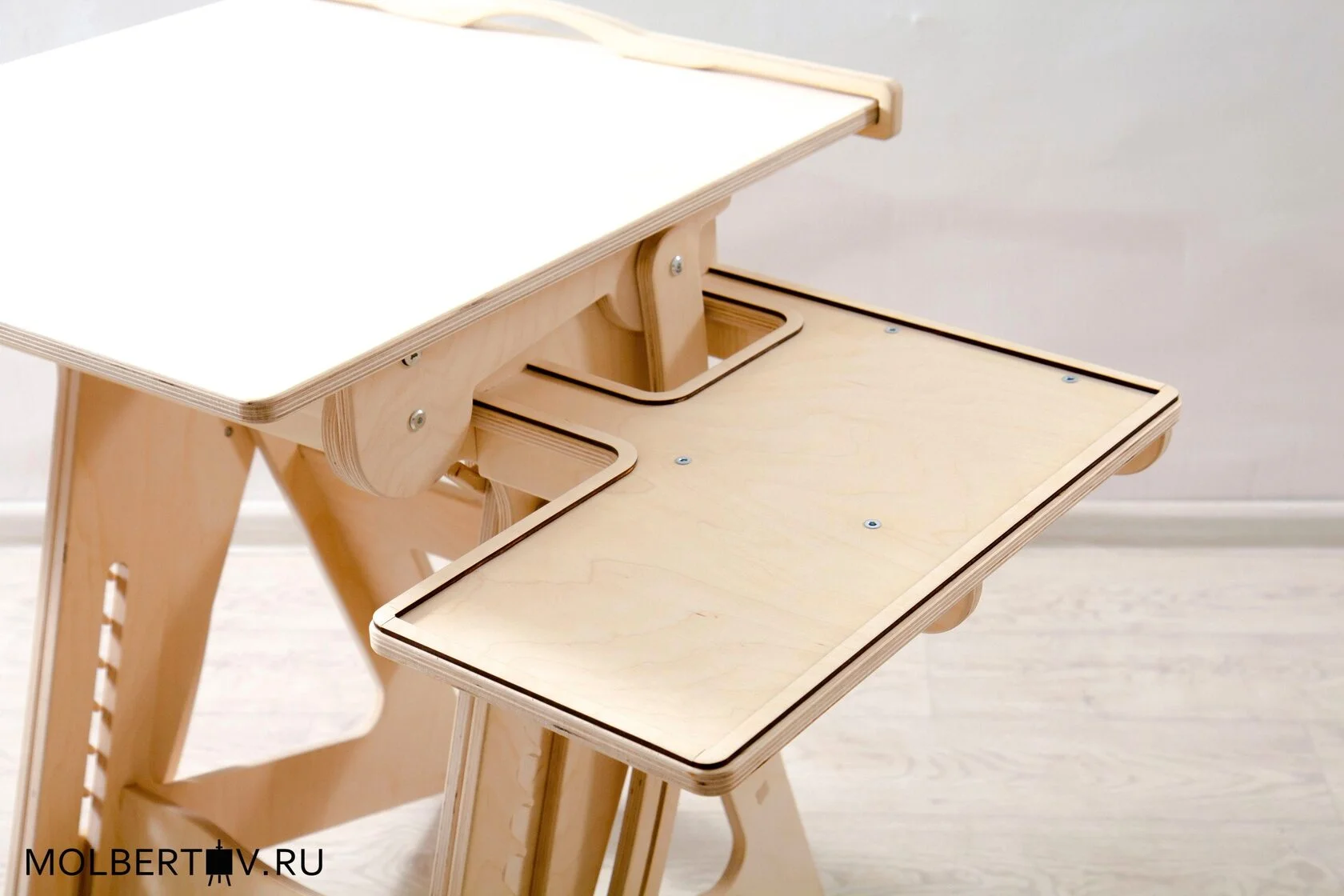 Дополнительная полка к столу для художника (правая)