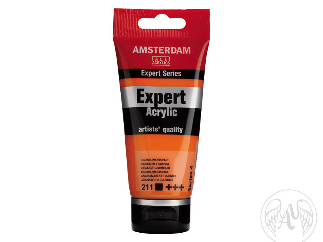 Краска акриловая Amsterdam Expert туба 75мл №211 Кадмий оранжевый