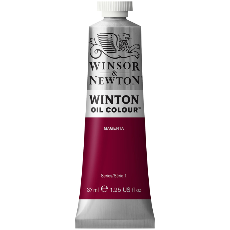 Краска масляная Winsor&Newton "Winton", 37мл, туба, пурпурно-красный Маджента