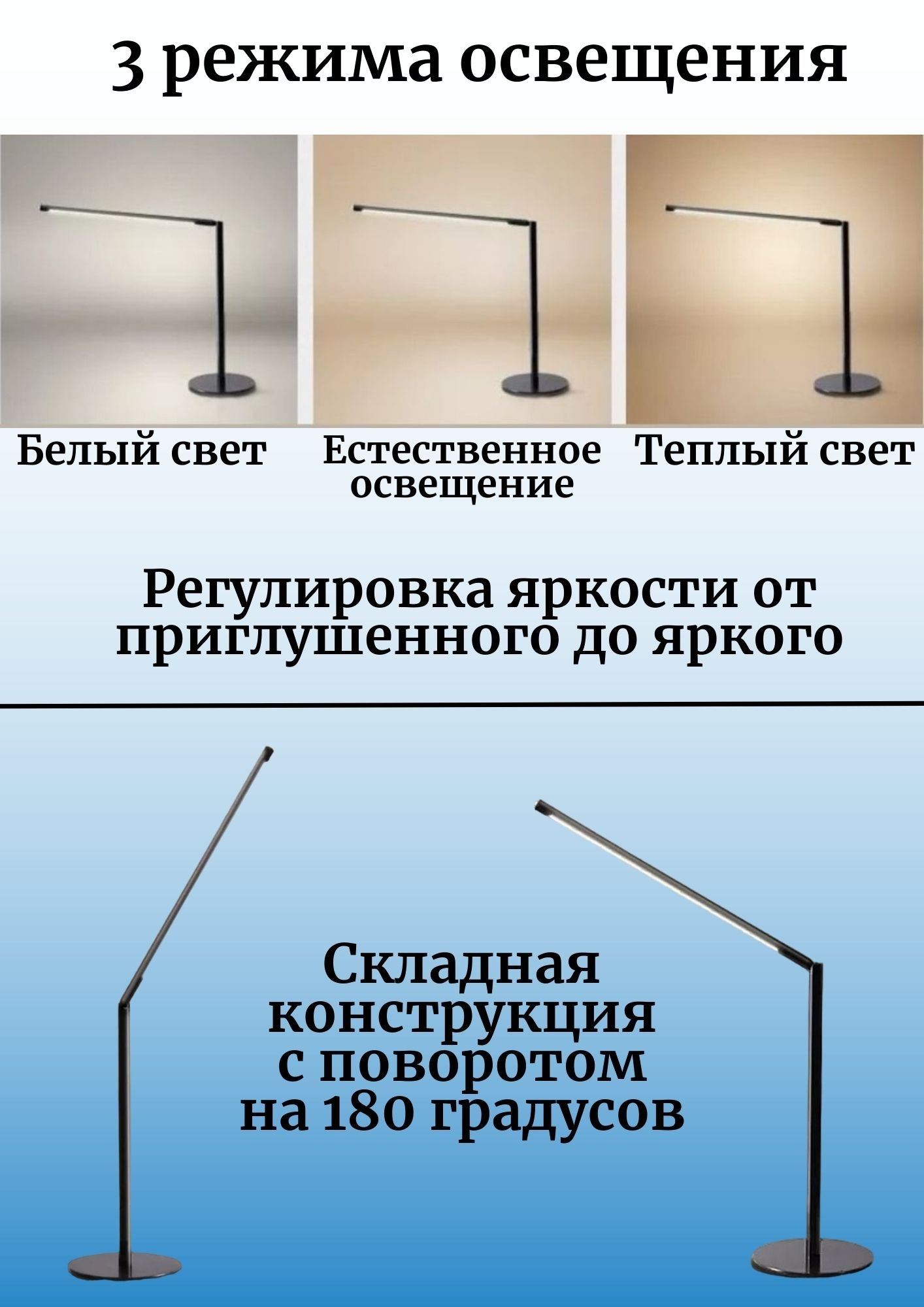 Лампа светодиодная настольная для дизайнеров и архитекторов SoulArt, FX021A CRI 90, 10 Вт, 223687