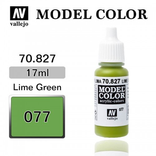 077.Model Color Зеленый лимон 827