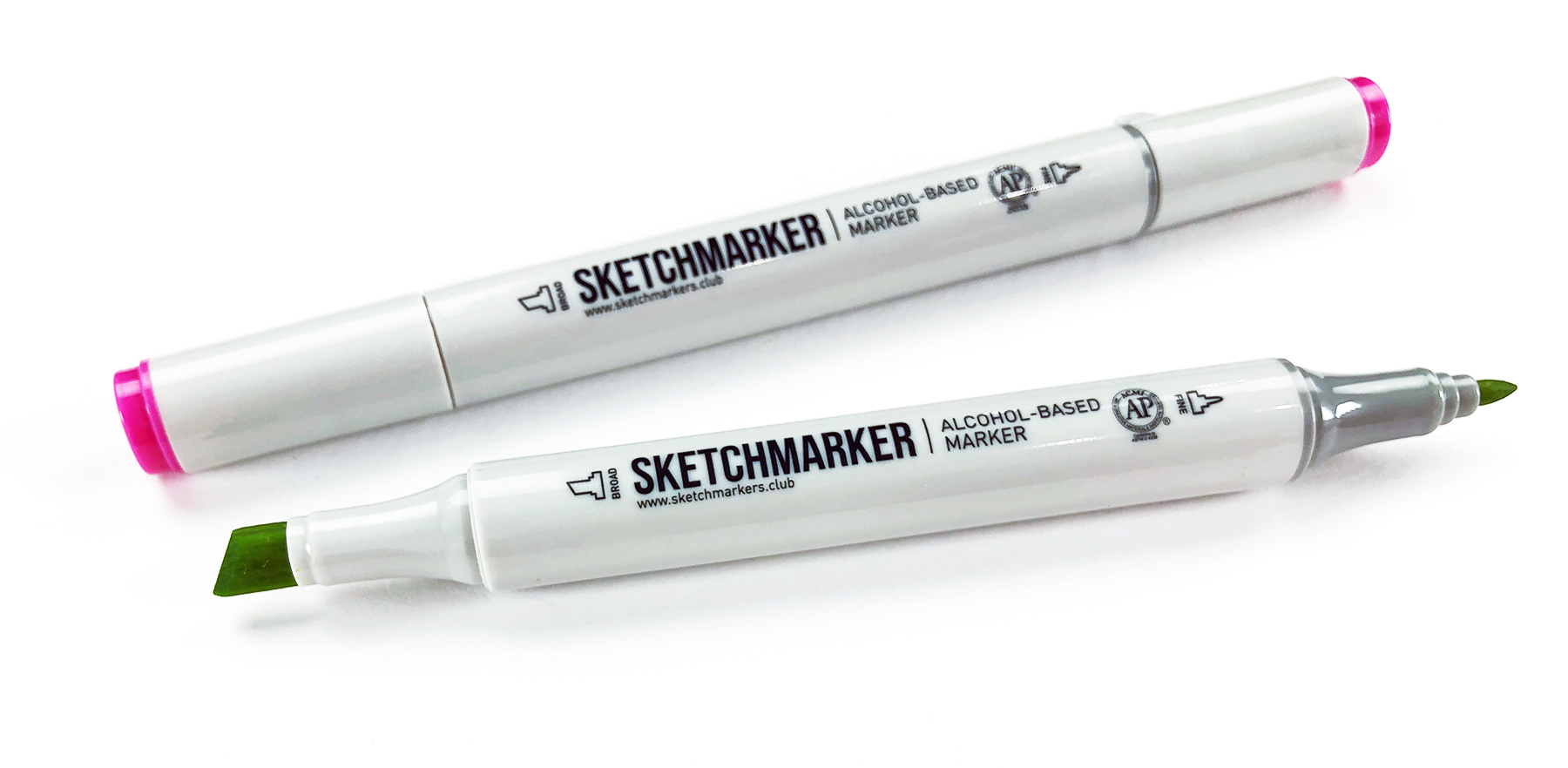 Маркер SKETCHMARKER двухсторонний на спиртовой основе цв.BG40 зеленая киноварь
