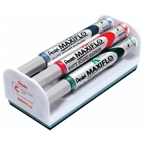 Набор для магнитно-маркерной доски PENTEL "MAXIFLO"