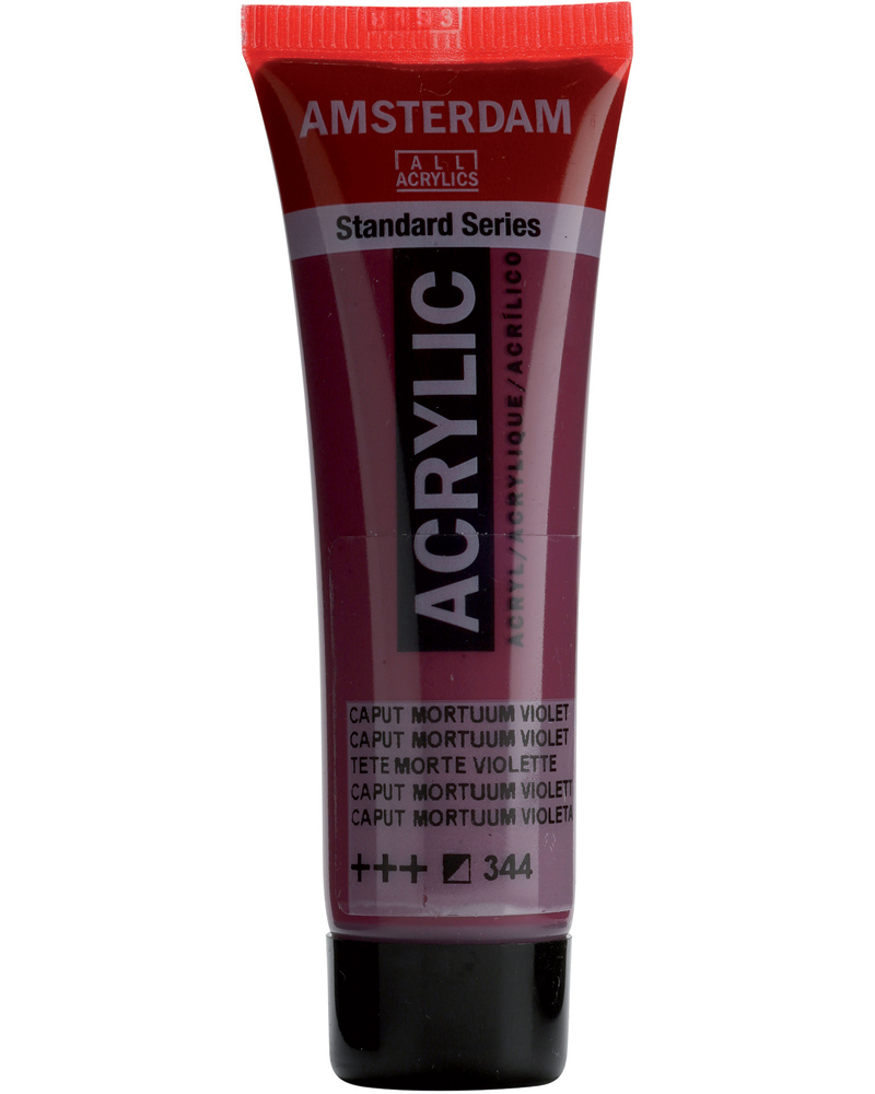 Краска акриловая Amsterdam туба 20 мл №344 Капут-мортуум фиолетовый