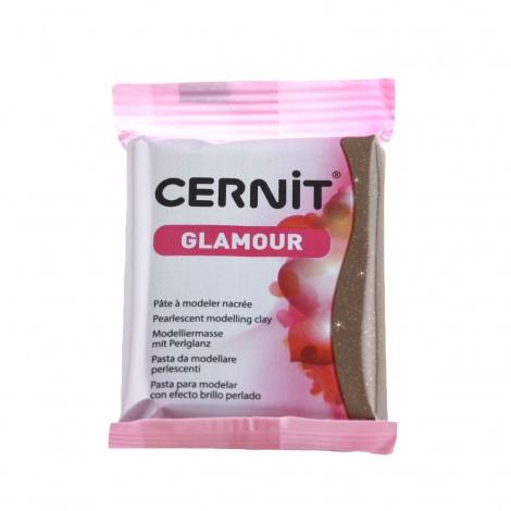 Полимерная глина Cernit-Glamour 56гр. коричневый 800