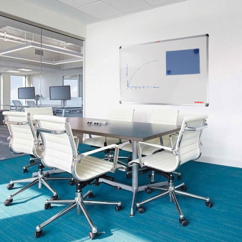 Доска магнитно-маркерная ОФИСМАГ (60х90 см), алюминиевая рамка Доска магнитно-маркерная ОФИСМАГ (60х90 см), алюминиевая рамка