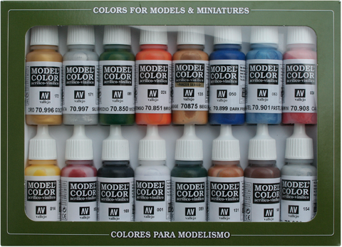 Набор Model Color №1 Folkstone Basics (16цв.)