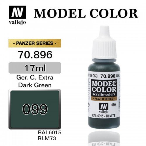099.Model Color Нем. защитн. зеленый очень темн. 896
