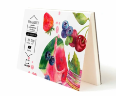 Склейка Малевичъ для акварели "Sweet dreams", Fin, High white, 200 г/м, 10х15 см, 20л