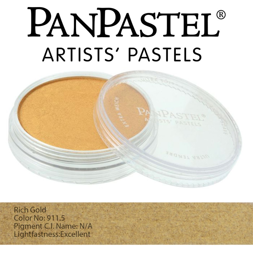 Пастель ультрамягкая PanPastel, Насыщенный Золотой 29115