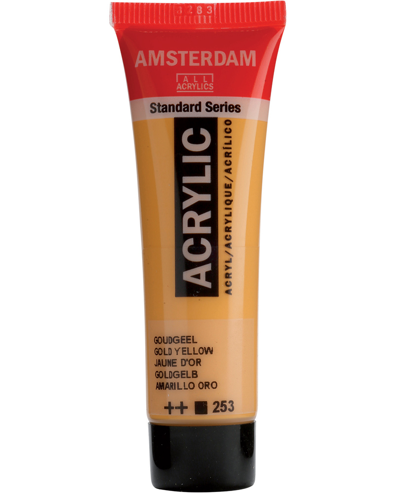 Краска акриловая Amsterdam туба 20 мл №253 Золотисто-желтый Краска акриловая Amsterdam туба 20 мл №253 Золотисто-желтый