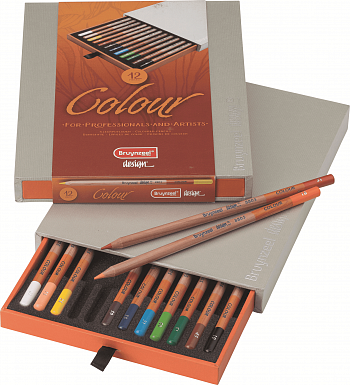 Набор цветных карандашей Design 12 цветов в подарочной упаковке