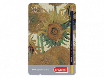 Набор цветных карандашей National Gallery 'Подсолнухи' Ван Гог 12шт.