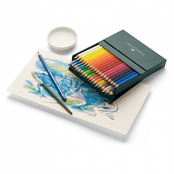 Акварельные  карандаши ALBRECHT DÜRER®, набор цветов, в студийной (кожзам) коробке , 36 шт.
